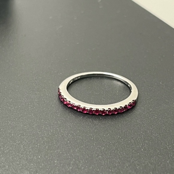 LeVian 14K White Gold Ruby Gemstone Ring - Picture 2 of 11